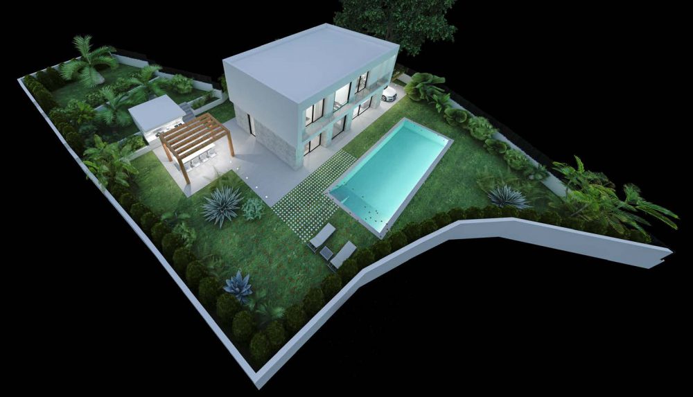 Ref. B200363 Villa estilo moderno Benissa costa (infografias) (3)