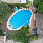 Vista aerea piscina